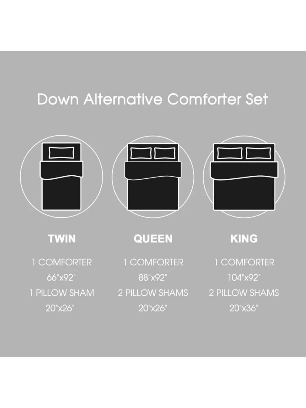 Cozy Twin Comforter Set - Navy Green Buffalo Plaid Down Alternative Bedding, All